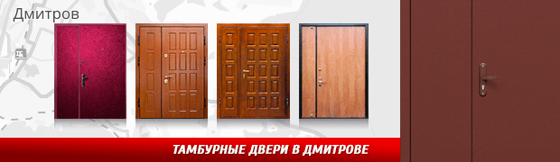 Тамбурные двери в Дмитрове