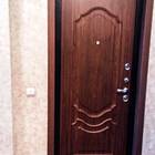 МДФ дверь коричневого цвета