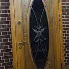 Стальная дверь со стеклопакетом